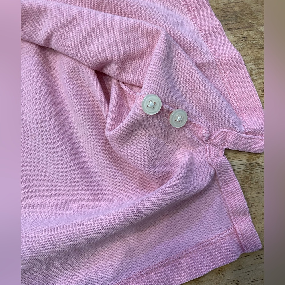 Abercrombie Muscle Boy’s Large Pink 100% Cotton Pique Knit Short Sleeve Polo - Picture 6 of 13